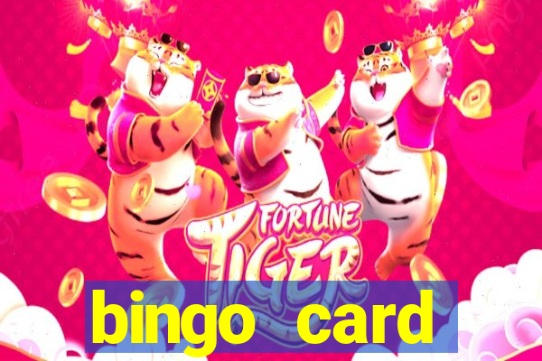 bingo card generator with pictures